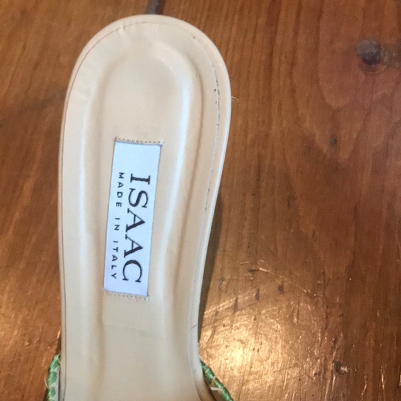 ISAAC Tavia Straw/ nude sandals - Picture 6 of 6